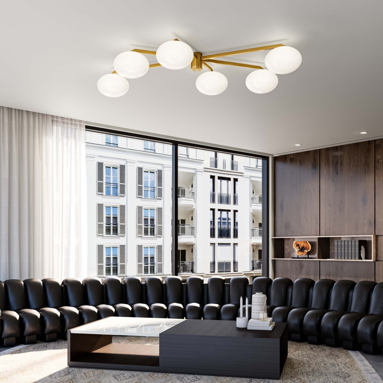 lellu gold flush mount chandelier