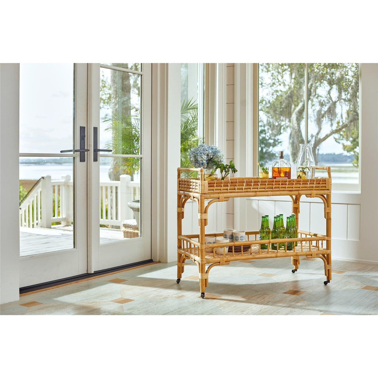Getaway 5 O'Clock Bar Cart-Universal Furniture-UNIV-U033E890-Bar Storage-3-France and Son
