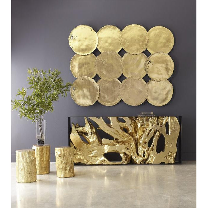 Log Stool-Phillips Collection-PHIL-PH56724-Stools & OttomansBronze-Large-14-France and Son