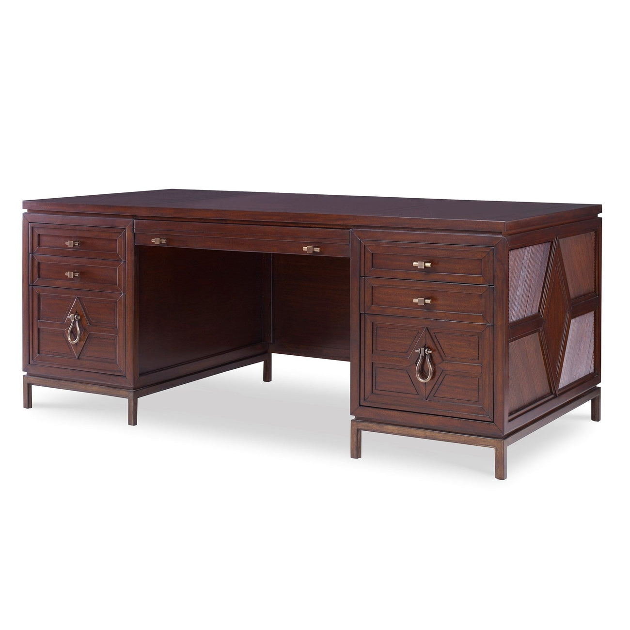 Diamond Executive Desk - Dark-Ambella-AMBELLA-04602-320-374-Desks-1-France and Son