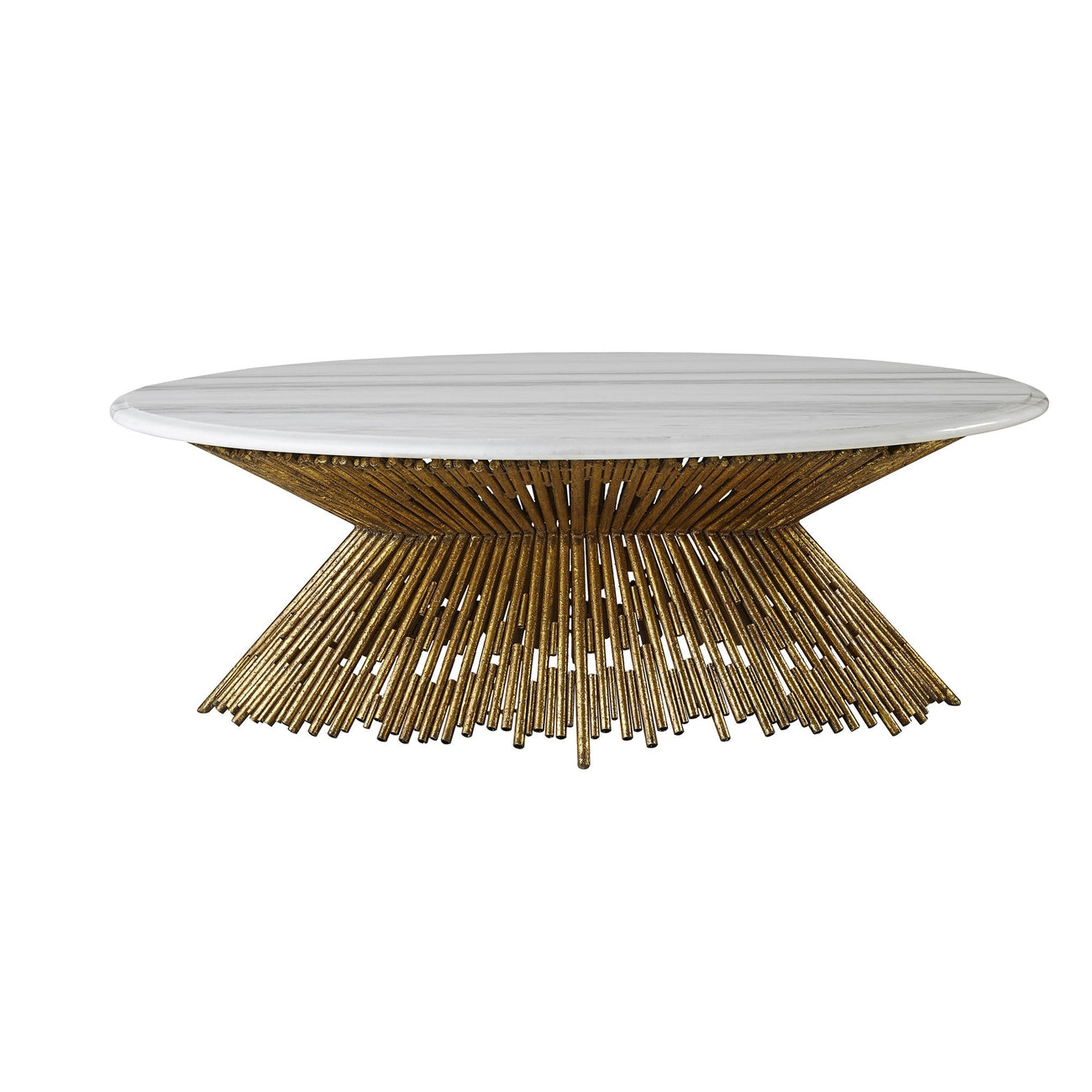 Pick Up Sticks Cocktail Table Base-Ambella-AMBELLA-05237-640-003-Coffee TablesGold Leaf-5-France and Son