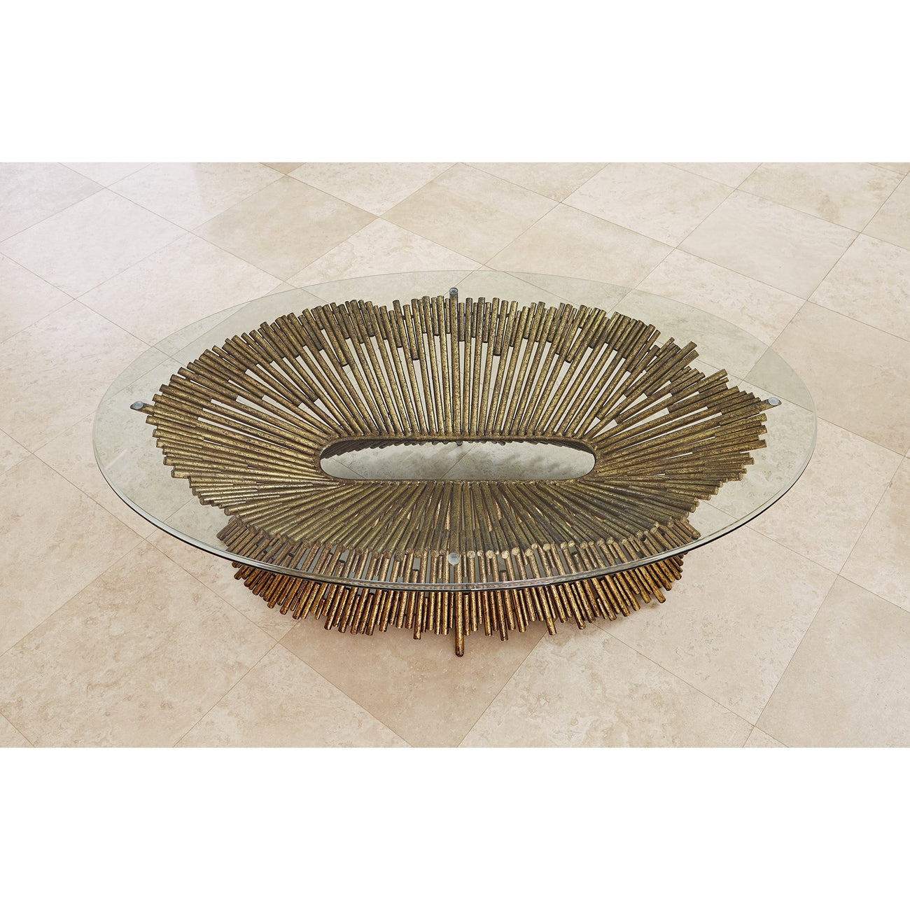 Pick Up Sticks Cocktail Table Base-Ambella-AMBELLA-05237-640-003-Coffee TablesGold Leaf-3-France and Son
