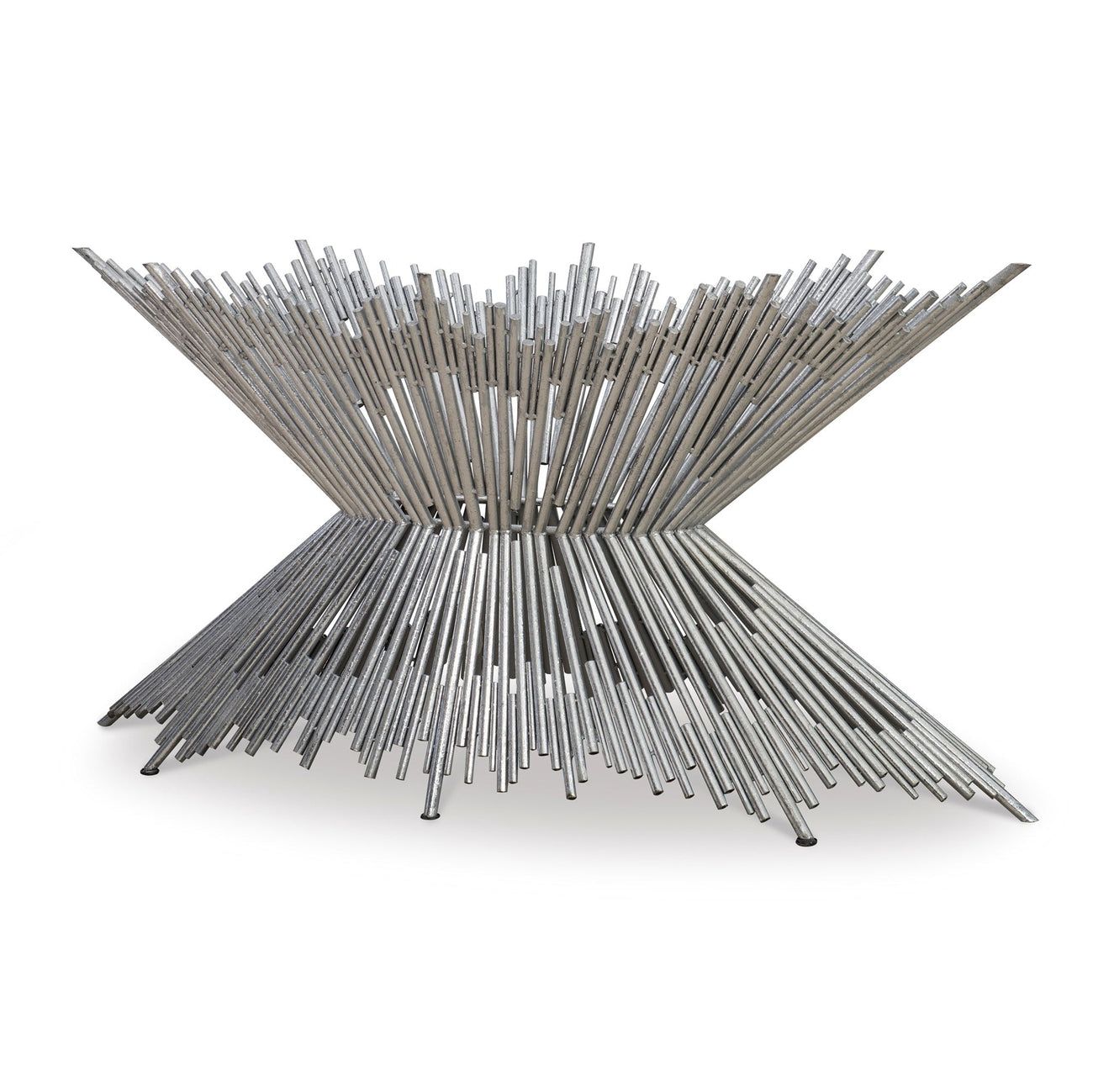 Pick Up Sticks Dining Table Base (base only)-Ambella-AMBELLA-05237-640-002-Dining TablesSmall (round)-Gold Leaf-6-France and Son
