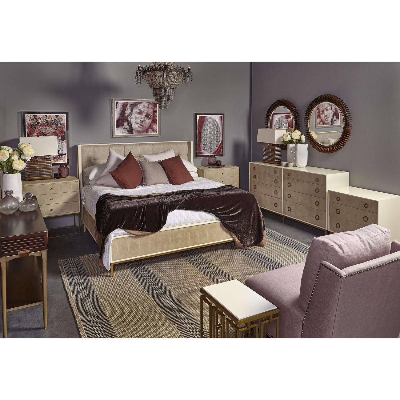 Amanda Shagreen Bed-Sonder-FIB3036-BedsQueen-6-France and Son