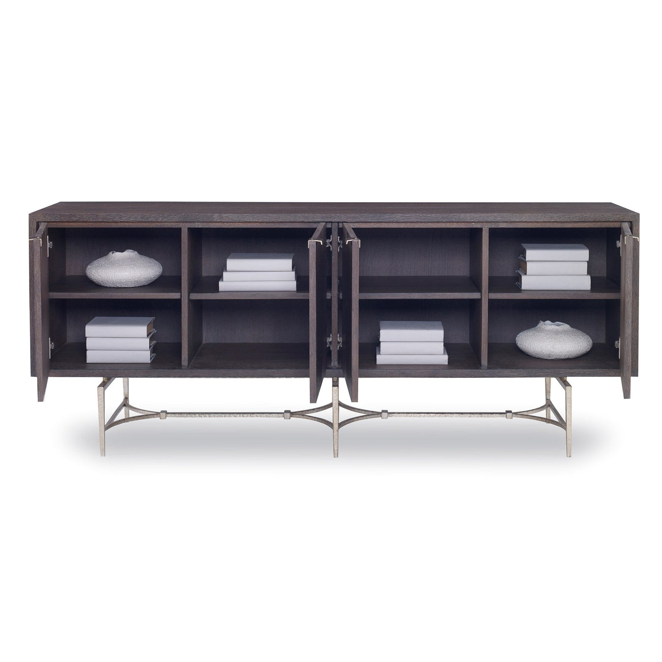 Double Diamond Multi-Use Cabinet-Ambella-AMBELLA-09150-630-001-Bookcases & Cabinets-6-France and Son