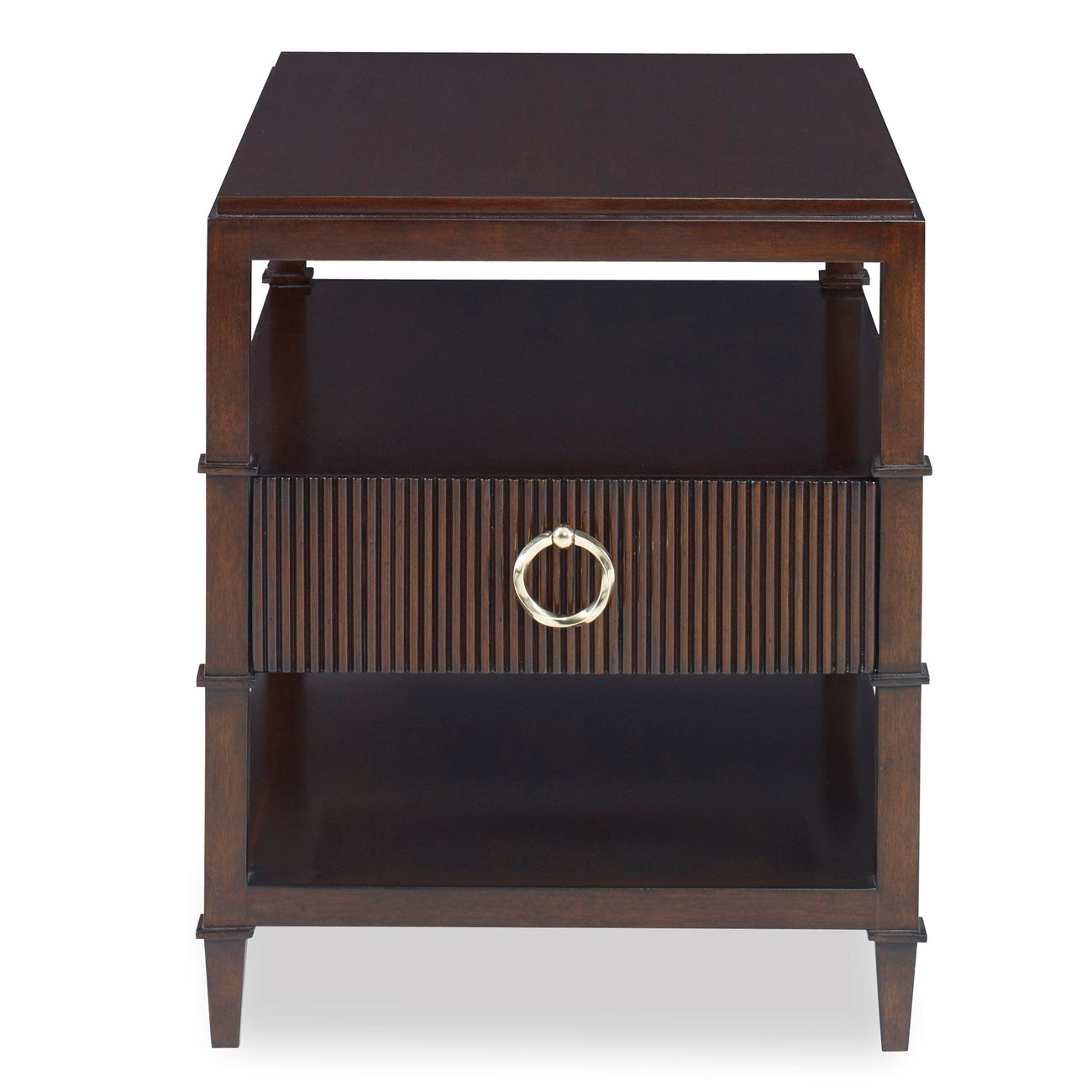 Reeded End Table-Ambella-AMBELLA-09170-900-001-Side Tables-2-France and Son