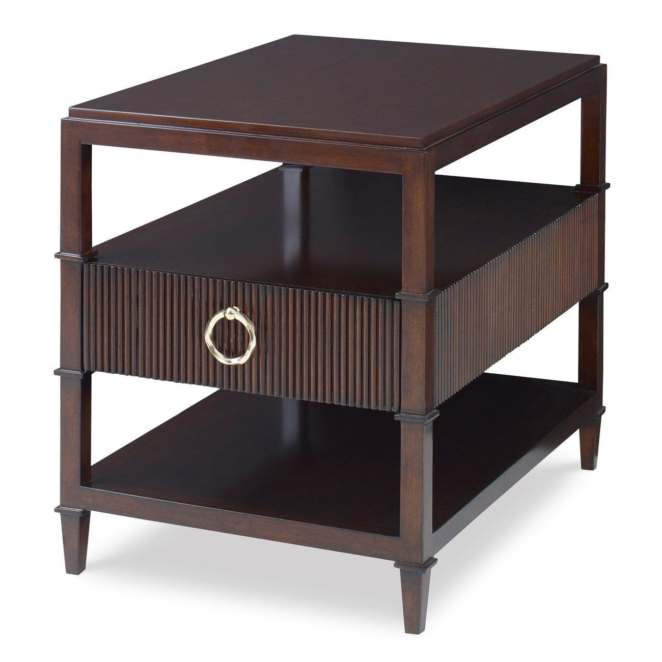 Reeded End Table-Ambella-AMBELLA-09170-900-001-Side Tables-1-France and Son