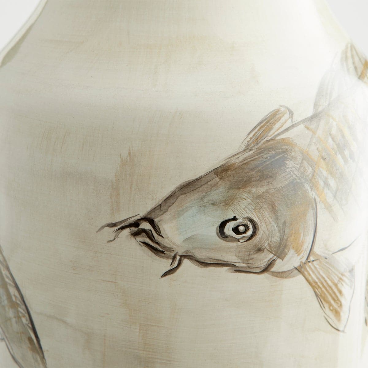 Playing Koi Vase