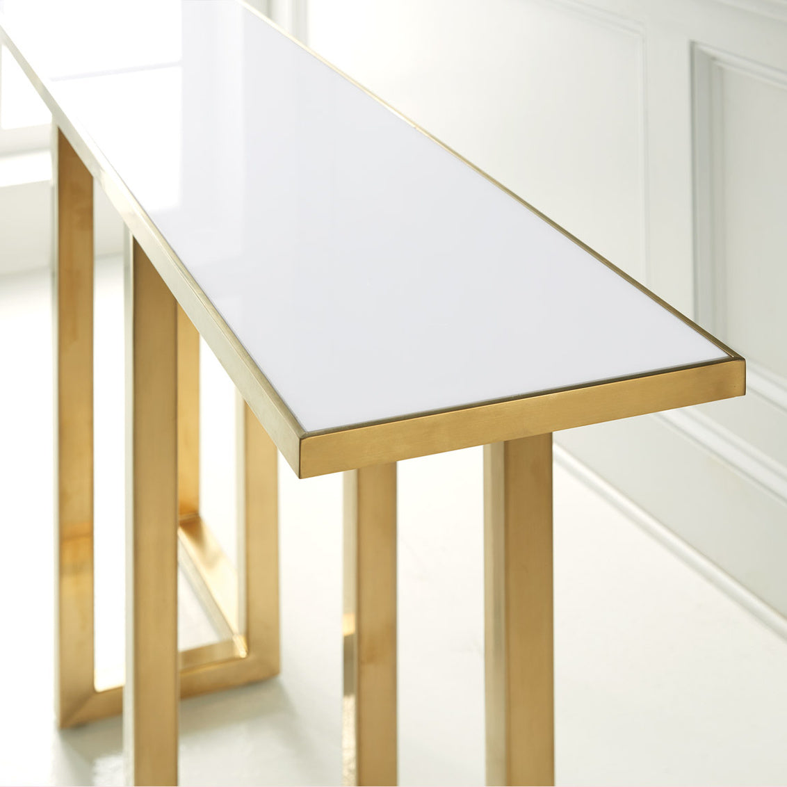 Metal & Acrylic Console Table-Modern History-MODERN-MHX-07-Console Tables-2-France and Son