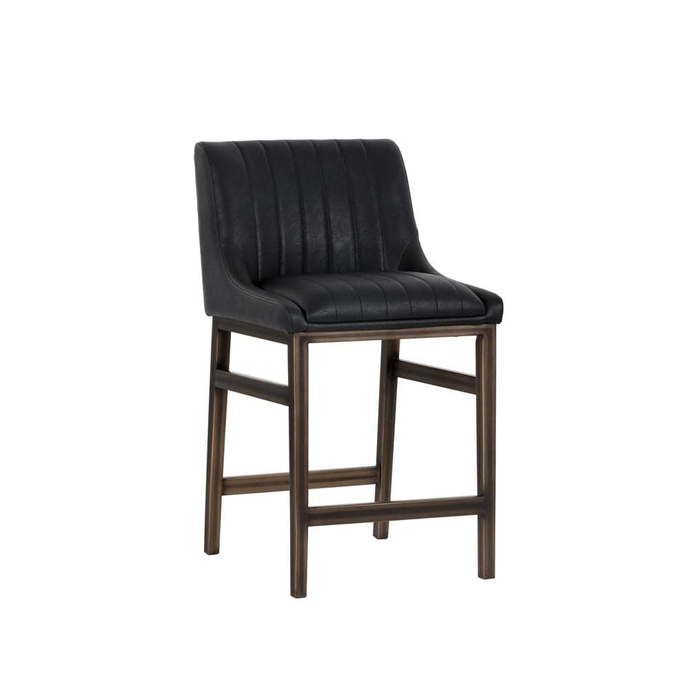 Halden Counter Stool-Sunpan-SUNPAN-101746-Bar StoolsBlack-5-France and Son