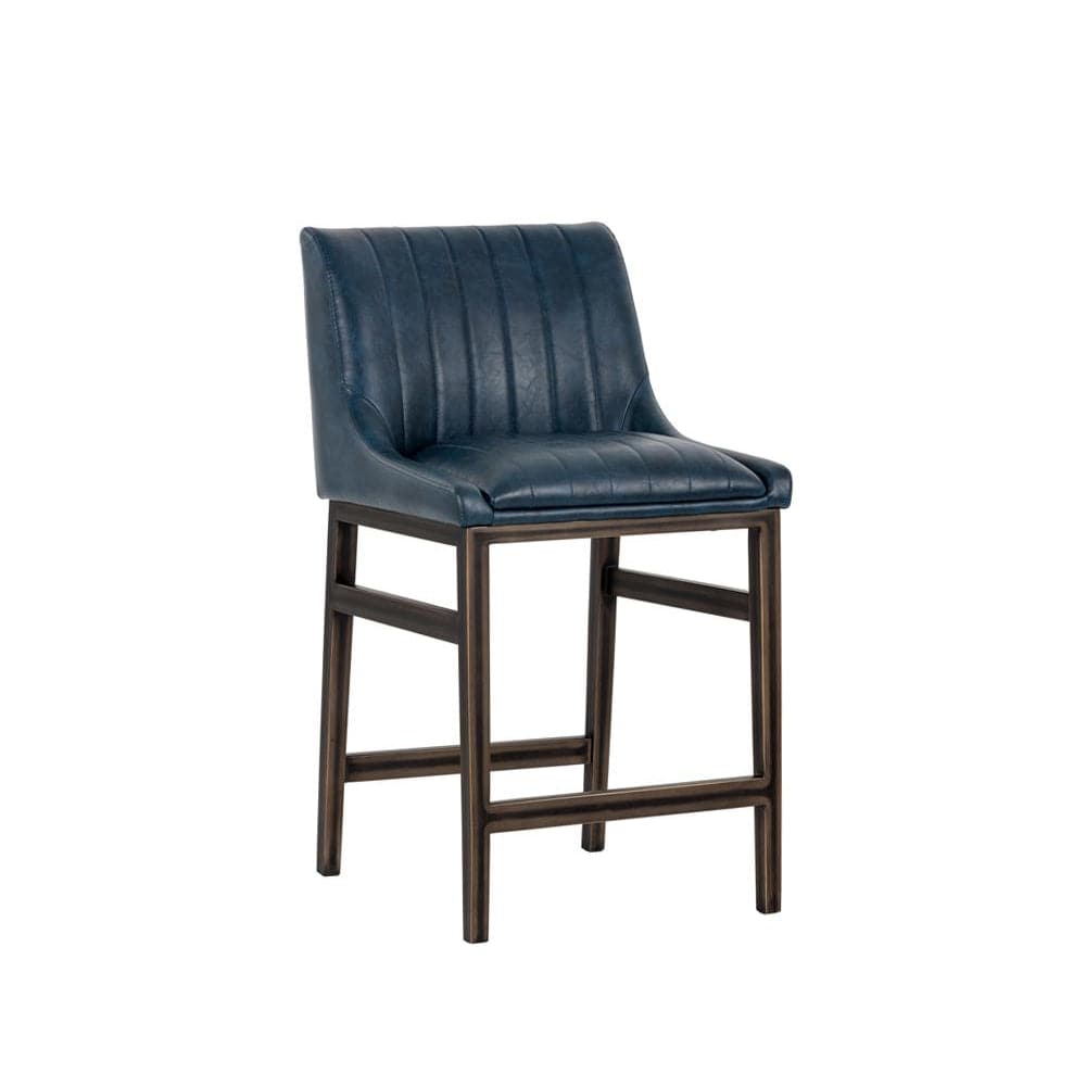 Halden Counter Stool-Sunpan-SUNPAN-101747-Bar StoolsBlue-9-France and Son