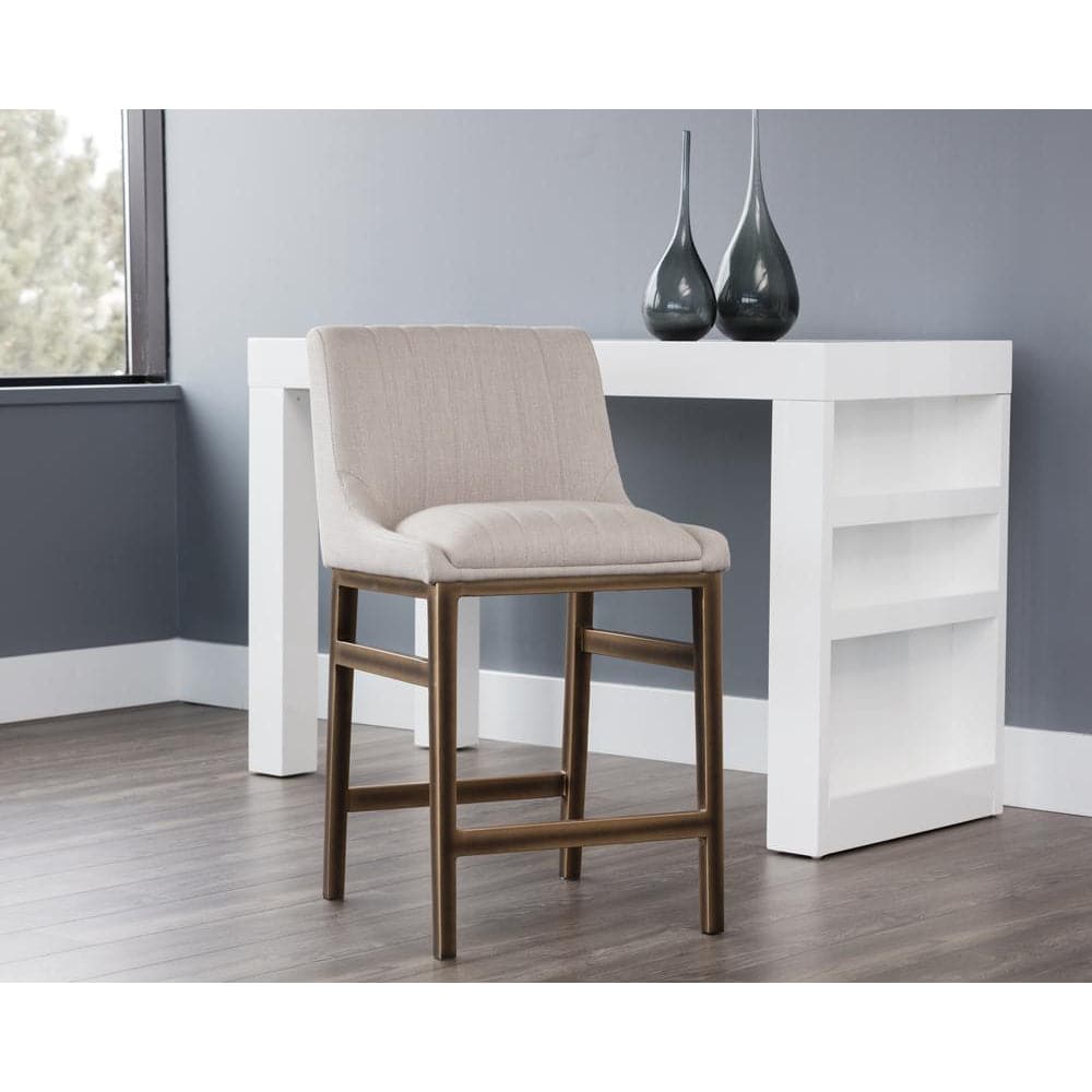 Halden Counter Stool-Sunpan-SUNPAN-103195-Bar StoolsBeige-2-France and Son