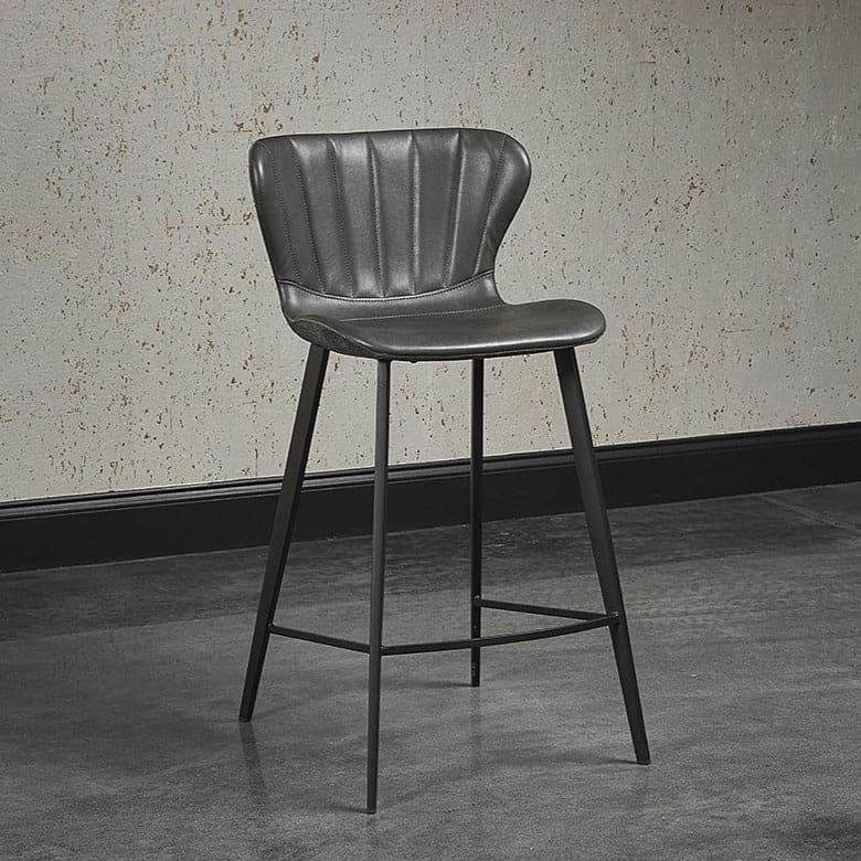 Arabella Bar & Counter Stool - Bravo Portabella / Polo Club Kohl Grey-Sunpan-SUNPAN-104492-Bar StoolsCounter Stool-5-France and Son