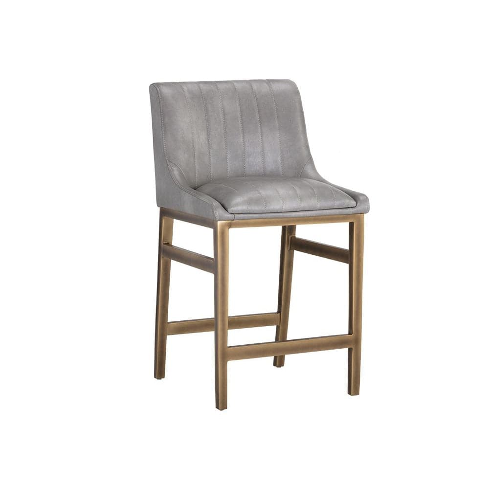 Halden Counter Stool-Sunpan-SUNPAN-104974-Bar StoolsGrey-21-France and Son