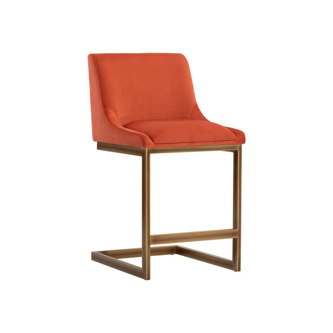Holly Bar & Counter Stool-Sunpan-SUNPAN-105380-Bar StoolsBar Stool-Zenith Graphite Grey-14-France and Son