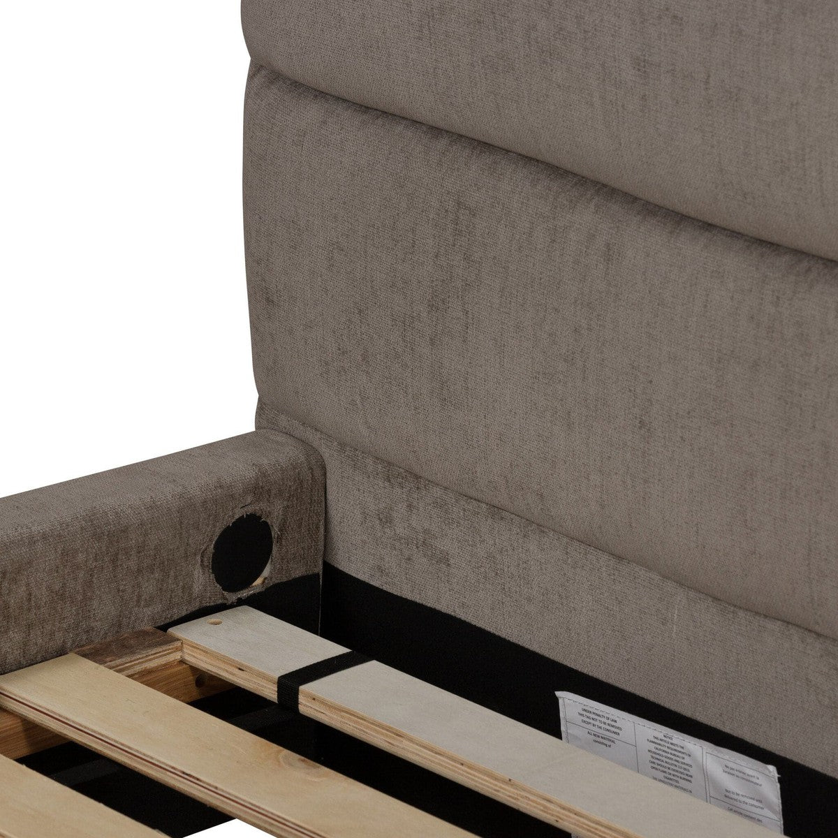 Daphne Bed - Sage Worn Velvet - Queen