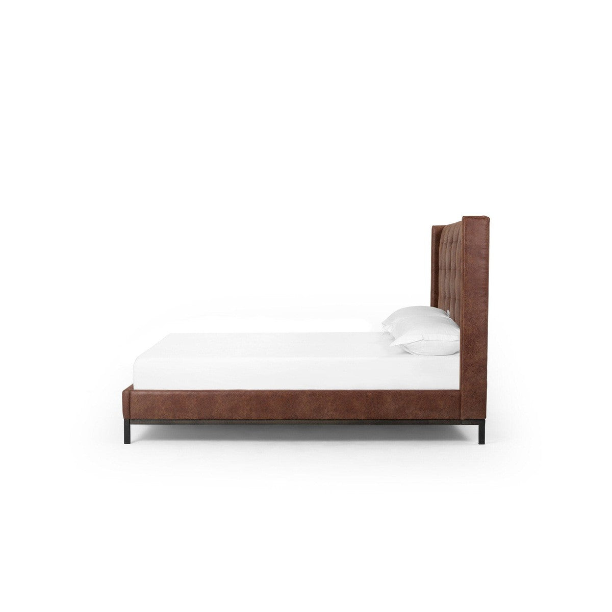 Newhall Bed - 55" - Vintage Tobacco- King