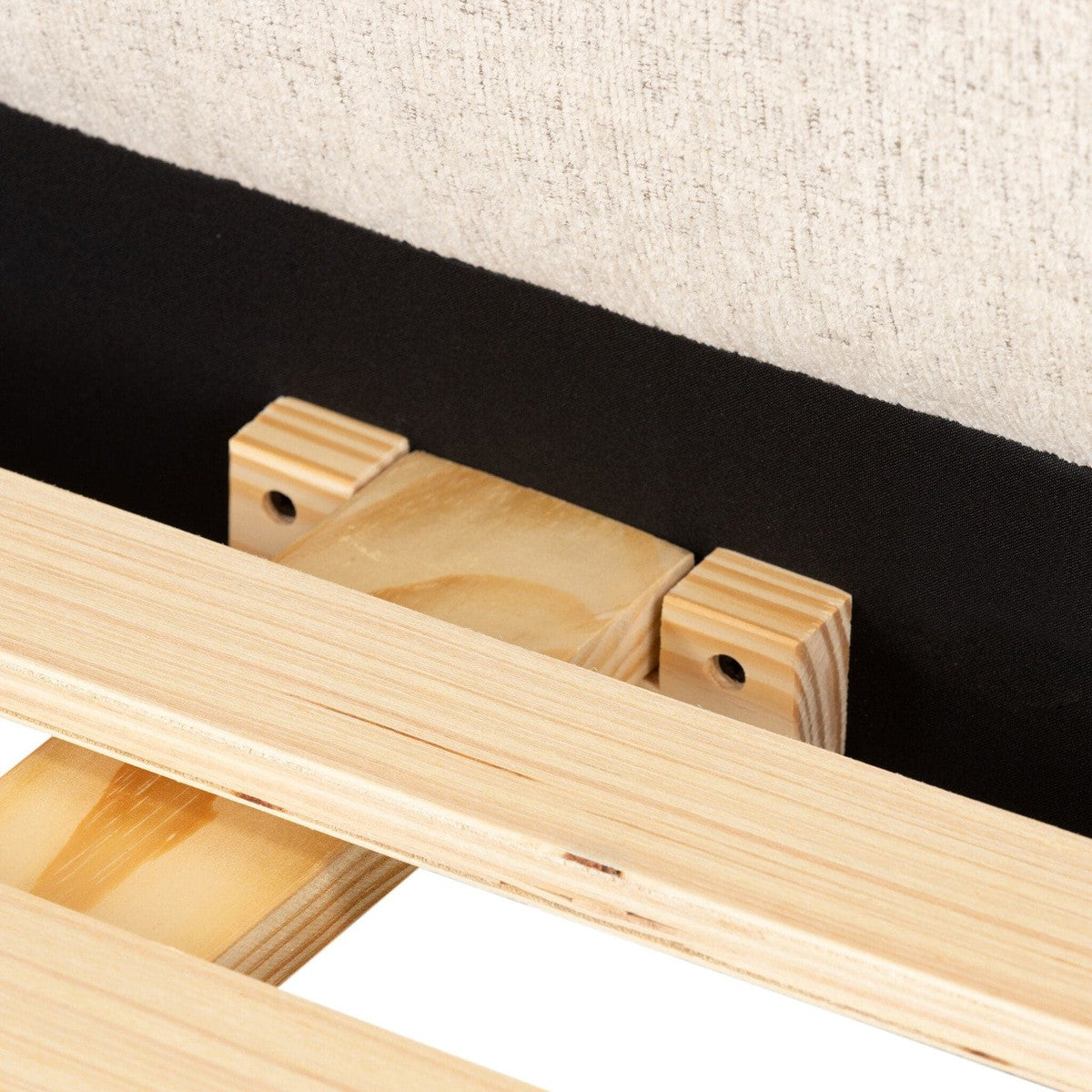 Aidan Bed - Plushtone Linen - Queen