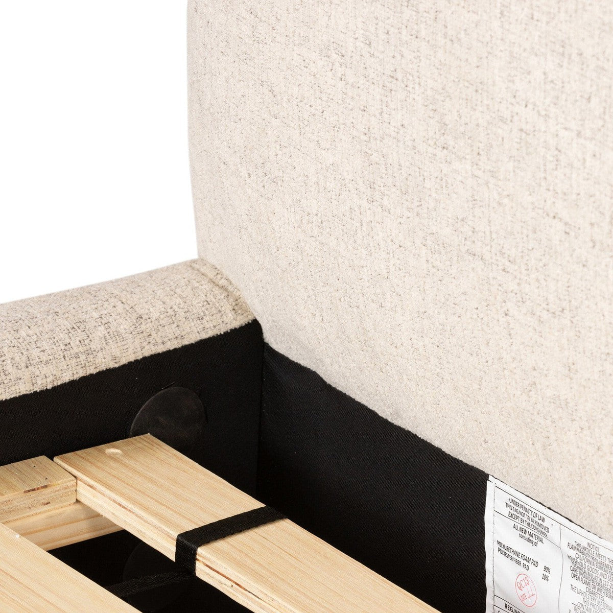 Aidan Bed - Plushtone Linen - Queen