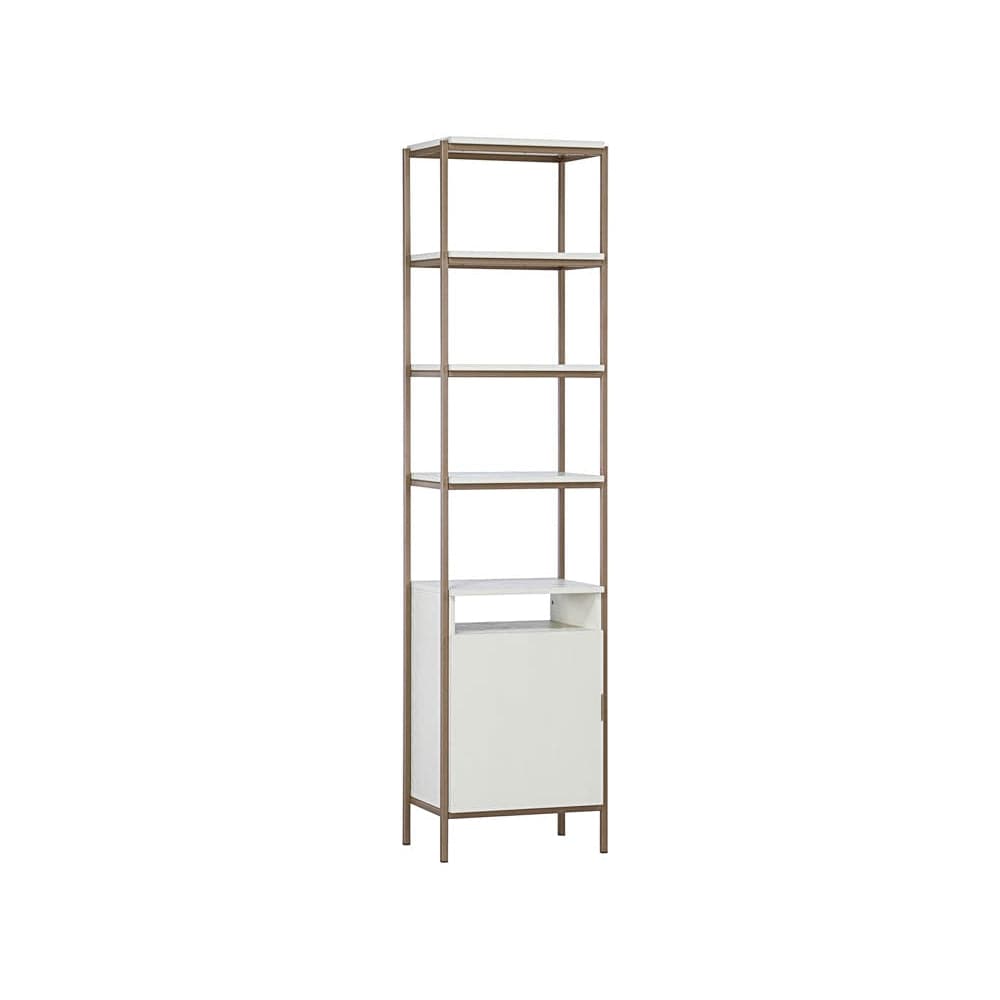 Ambrose Modular Bookcase - Small-Sunpan-SUNPAN-107645-Bookcases & CabinetsChampagne Gold - Cream-2-France and Son