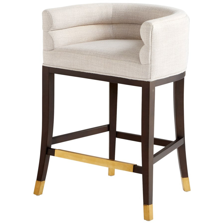 Chaparral Counter Stool-Cyan Design-CYAN-10791-Bar StoolsZorro Fog-Polyester-1-France and Son