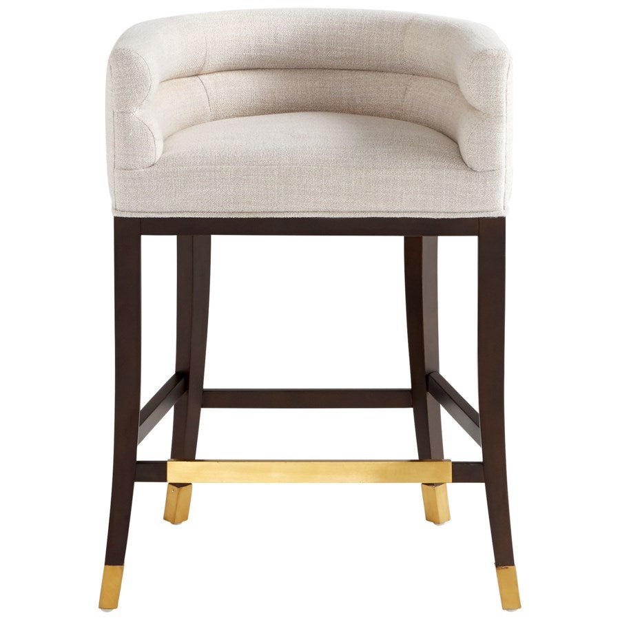 Chaparral Counter Stool-Cyan Design-CYAN-10791-Bar StoolsZorro Fog-Polyester-2-France and Son