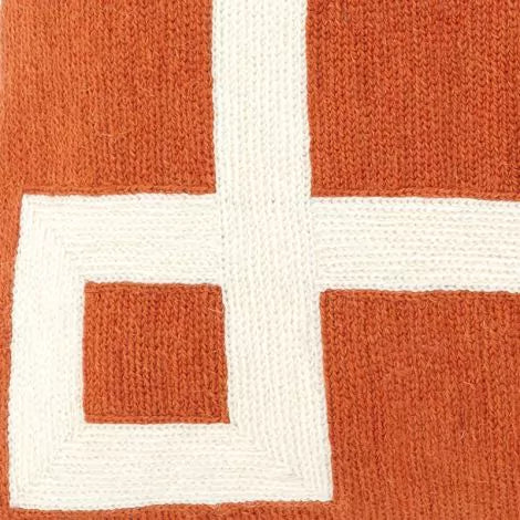 Cushion Hartley orange 50 x 50 cm-Eichholtz-EICHHOLTZ-108253-Pillows-2-France and Son