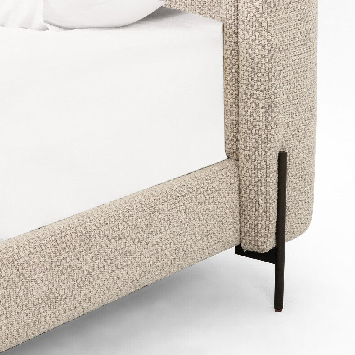 Dobson Bed - Perin Oatmeal - Queen