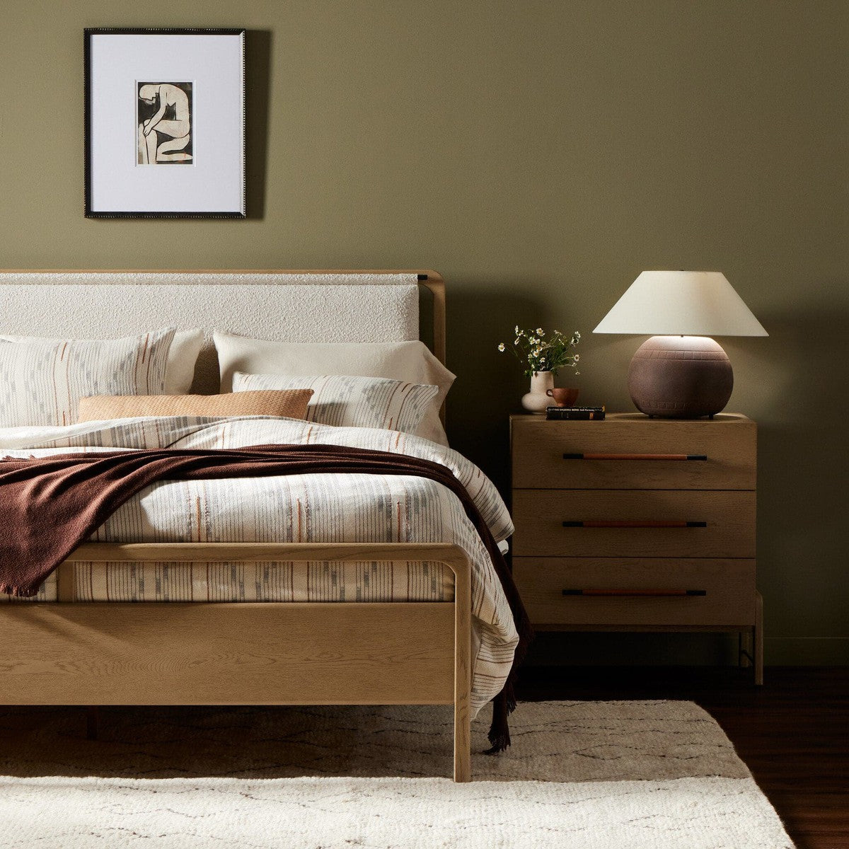 Rosedale Bed - Knoll Natural- King