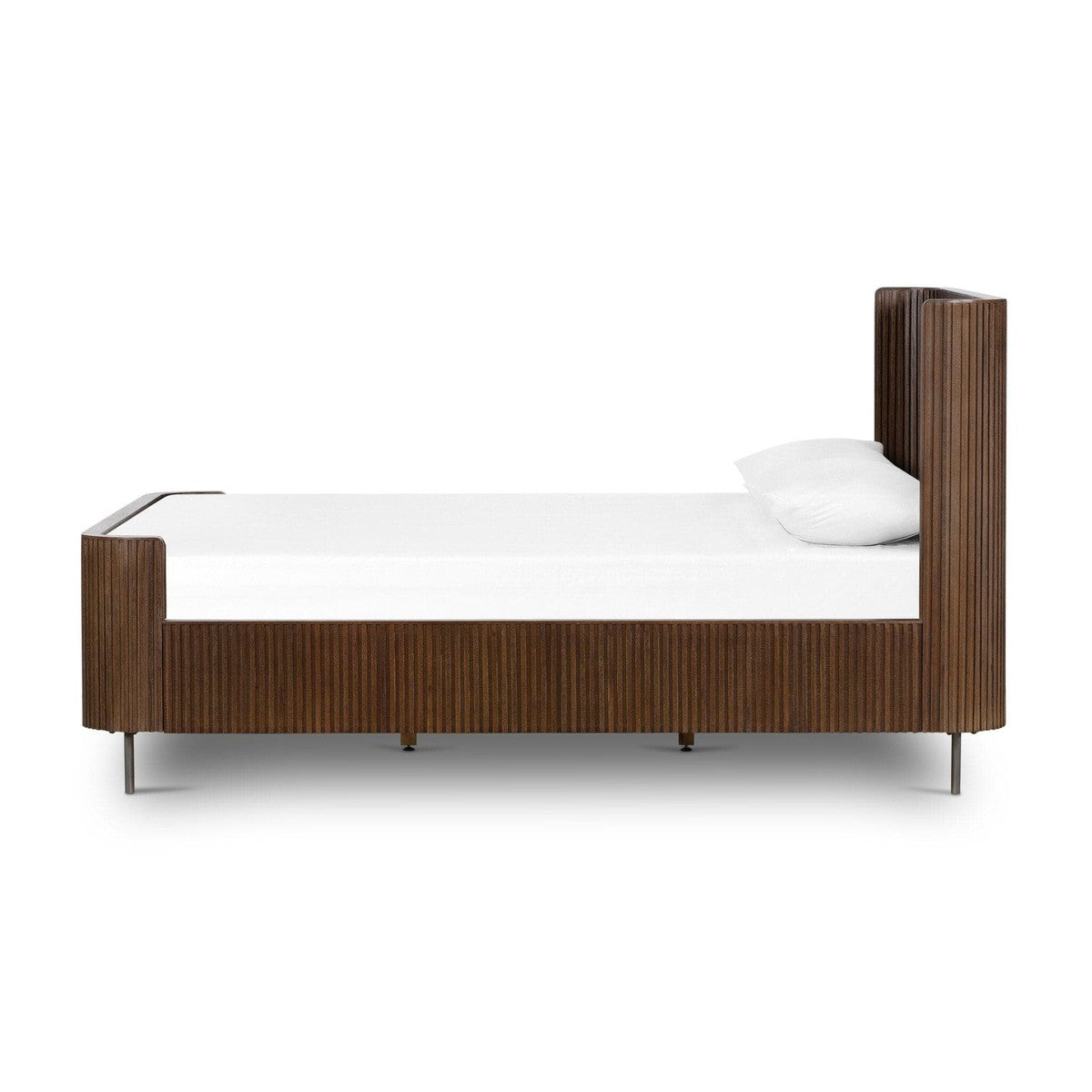 Fletcher Bed - Terra Brown Oak Veneer - Queen