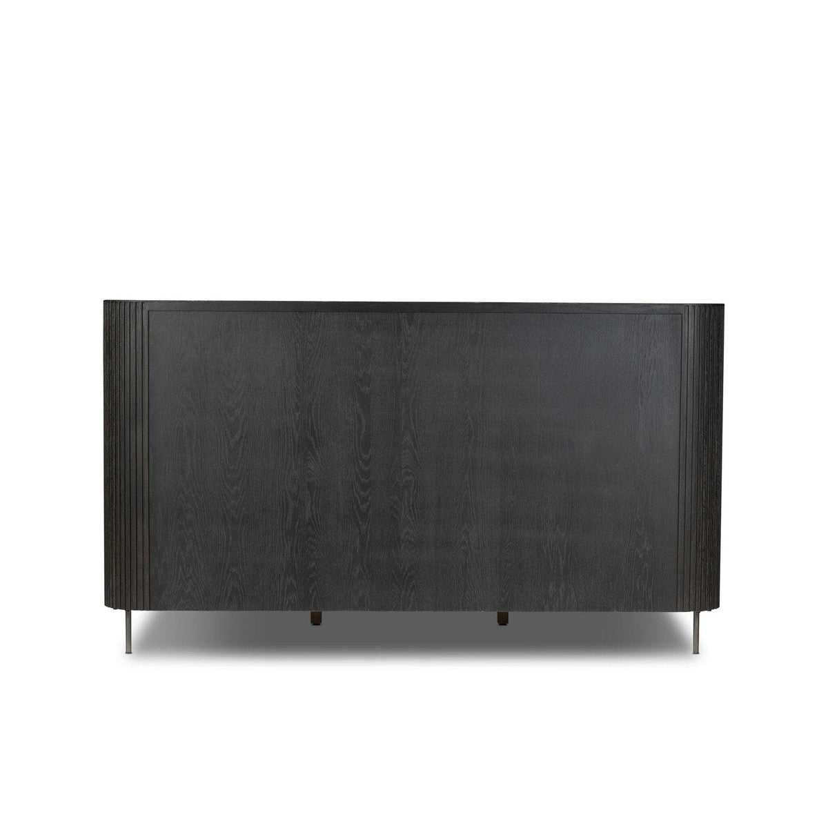 Fletcher Bed - Distressed Black Oak - King