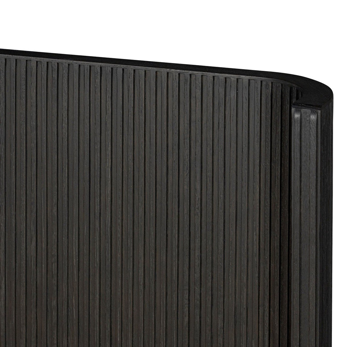 Fletcher Bed - Distressed Black Oak - King