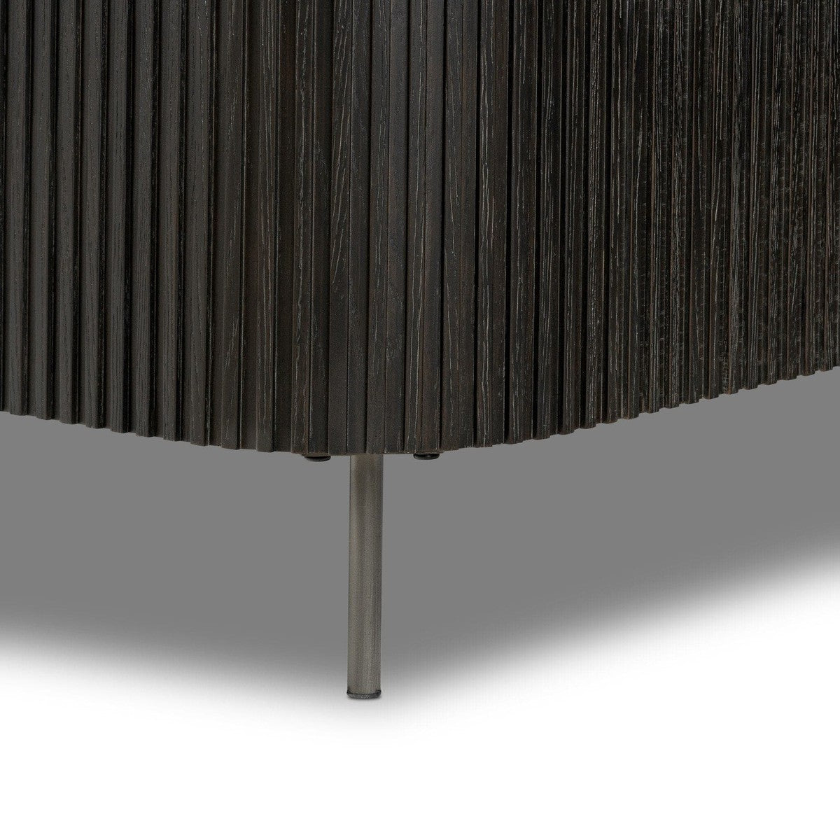 Fletcher Bed - Distressed Black Oak - King