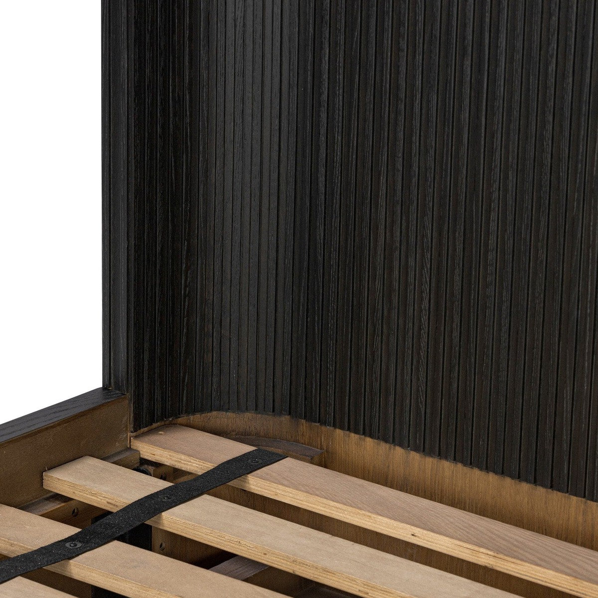 Fletcher Bed - Distressed Black Oak - King