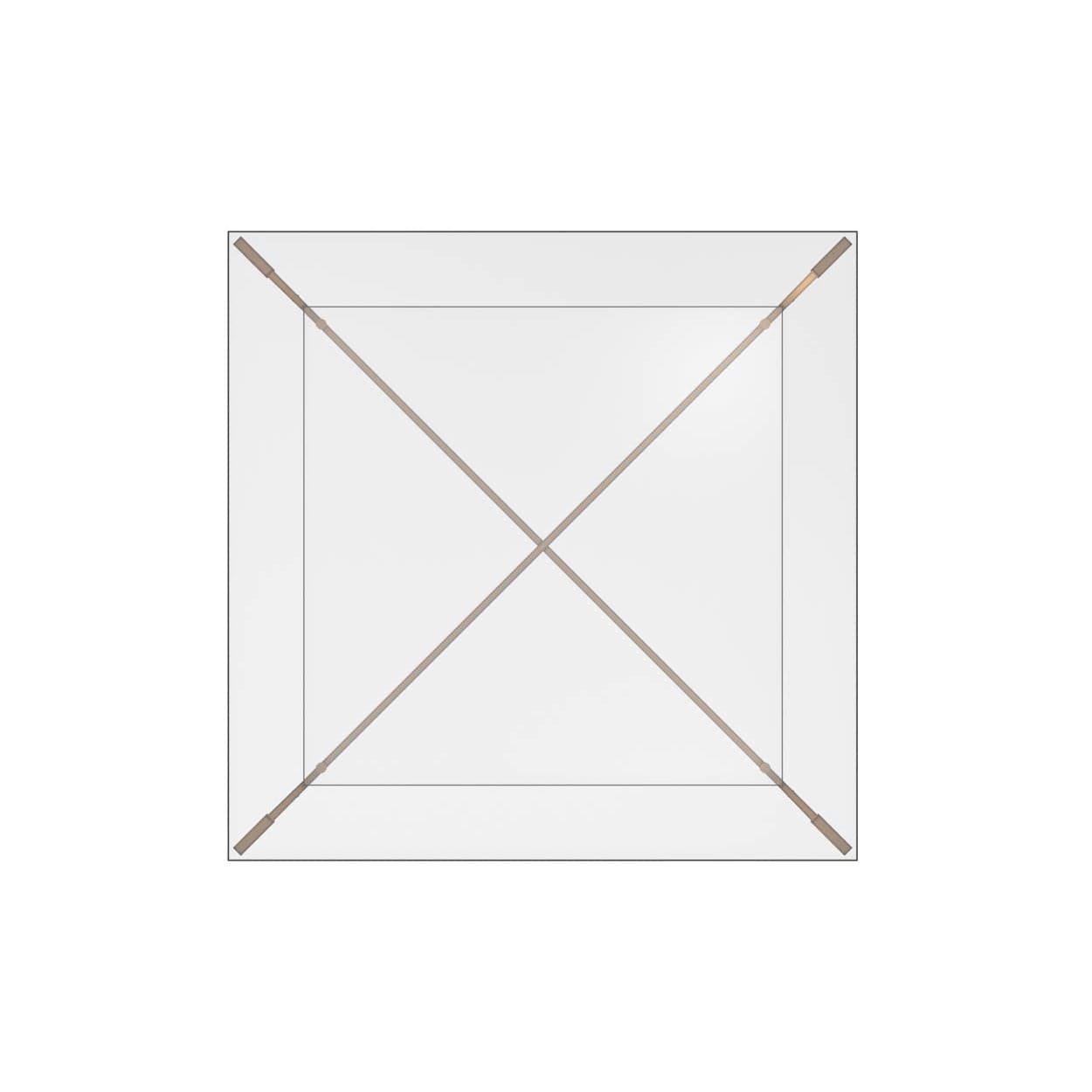 Xavier Coffee Table - Square-Sunpan-SUNPAN-101489-Coffee TablesStainless Steel-8-France and Son