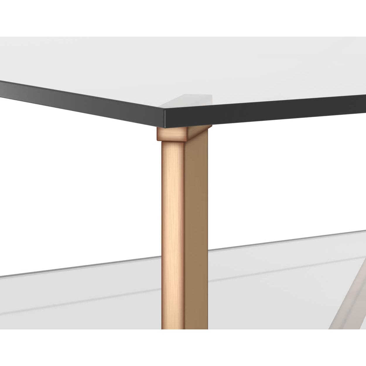 Xavier Coffee Table - Square-Sunpan-SUNPAN-101489-Coffee TablesStainless Steel-9-France and Son