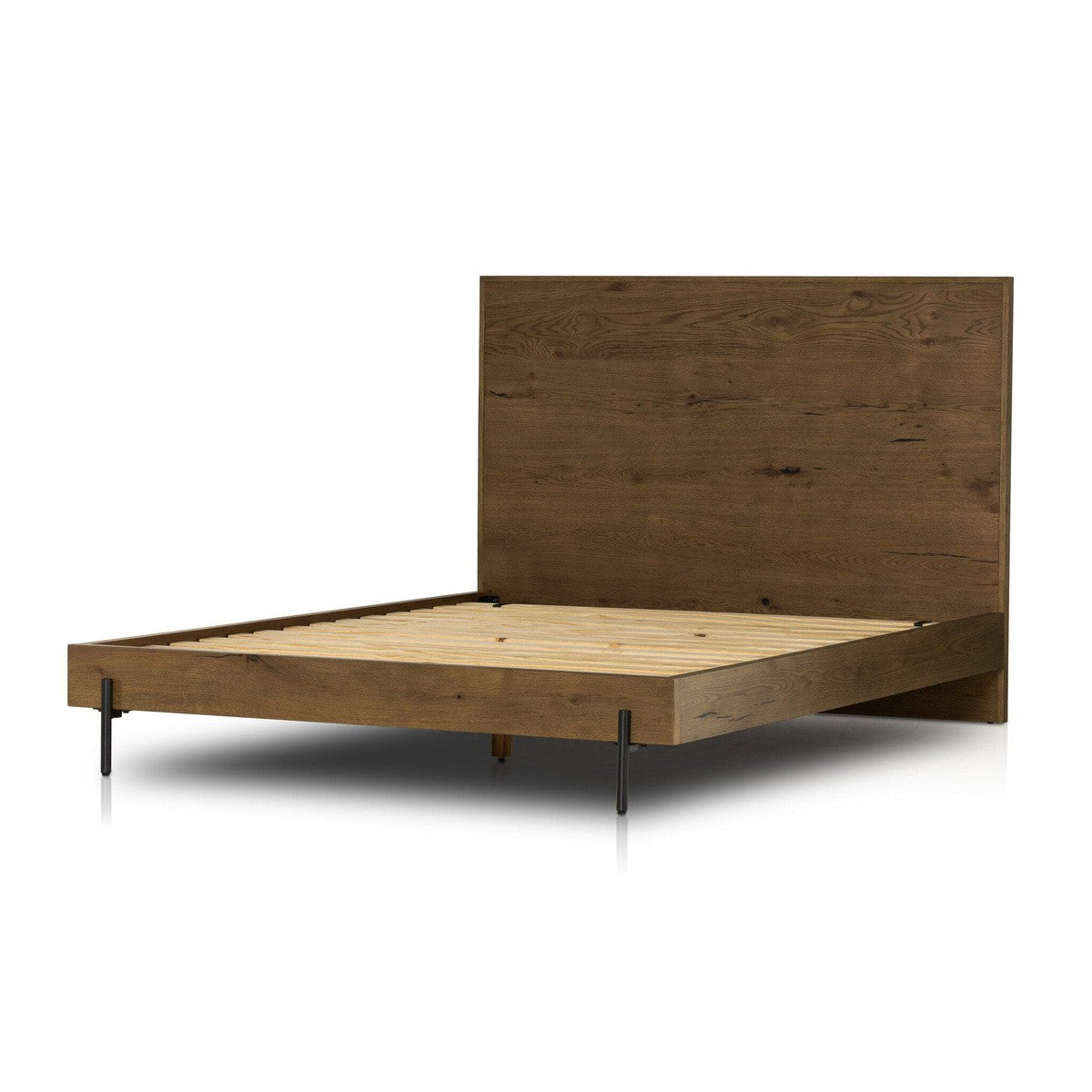 Eaton Bed - Amber Oak Resin- King