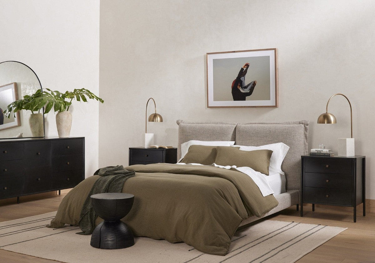 Inwood Bed - Merino Porcelain - Queen