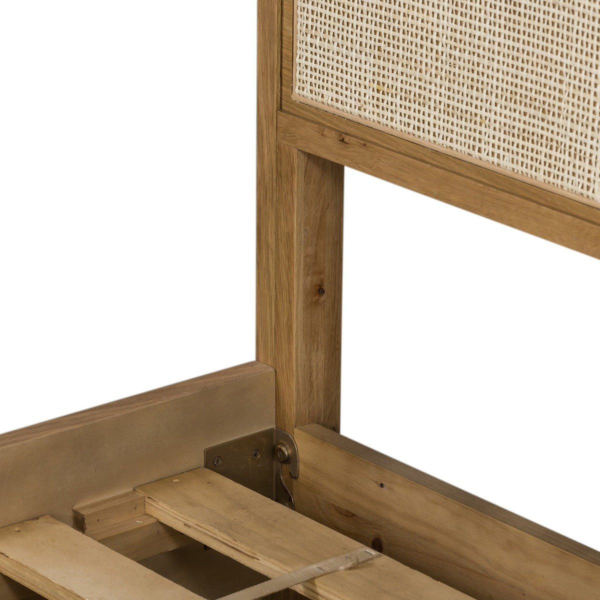 Allegra Bed - Honey Oak - Queen