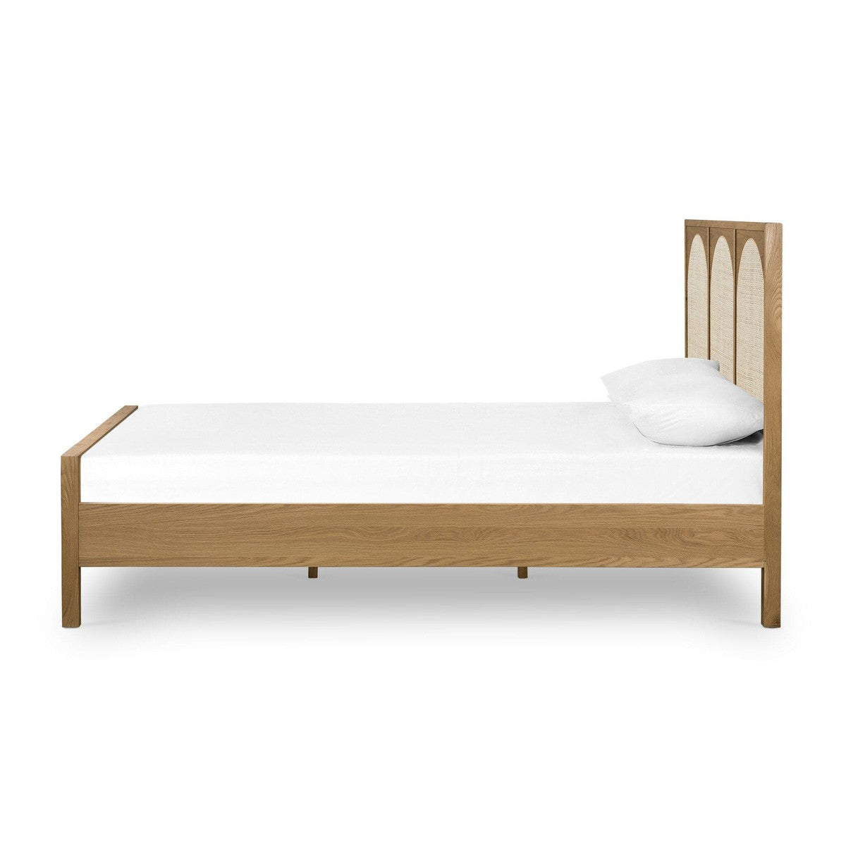 Allegra Bed - Honey Oak - Queen