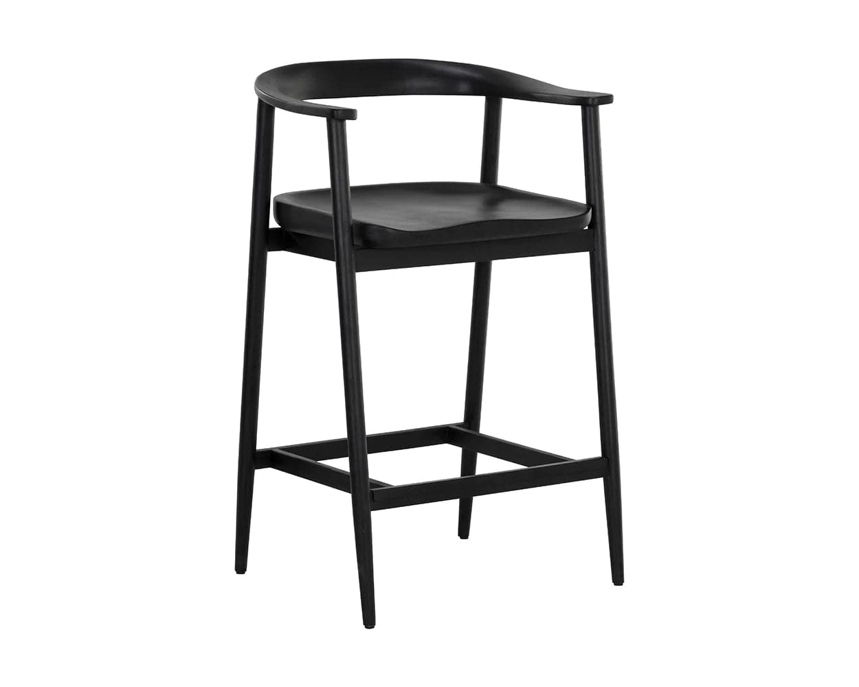 Jeremy Counter Stool-Sunpan-SUNPAN-111007-Bar StoolsBlack-7-France and Son