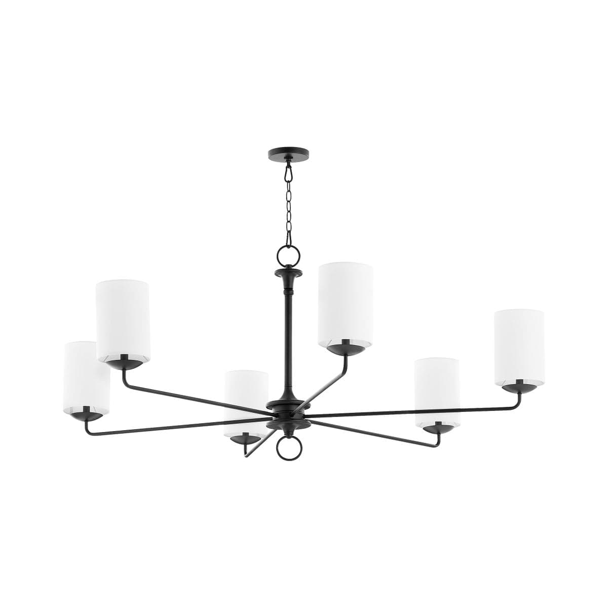 Ginevra Chandelier - Black-Cyan Design-CYAN-11433-Chandeliers-1-France and Son