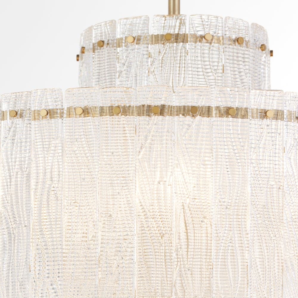 Othello 9-Light Chandelier - Aged Brass-Cyan Design-CYAN-11631-Chandeliers-3-France and Son