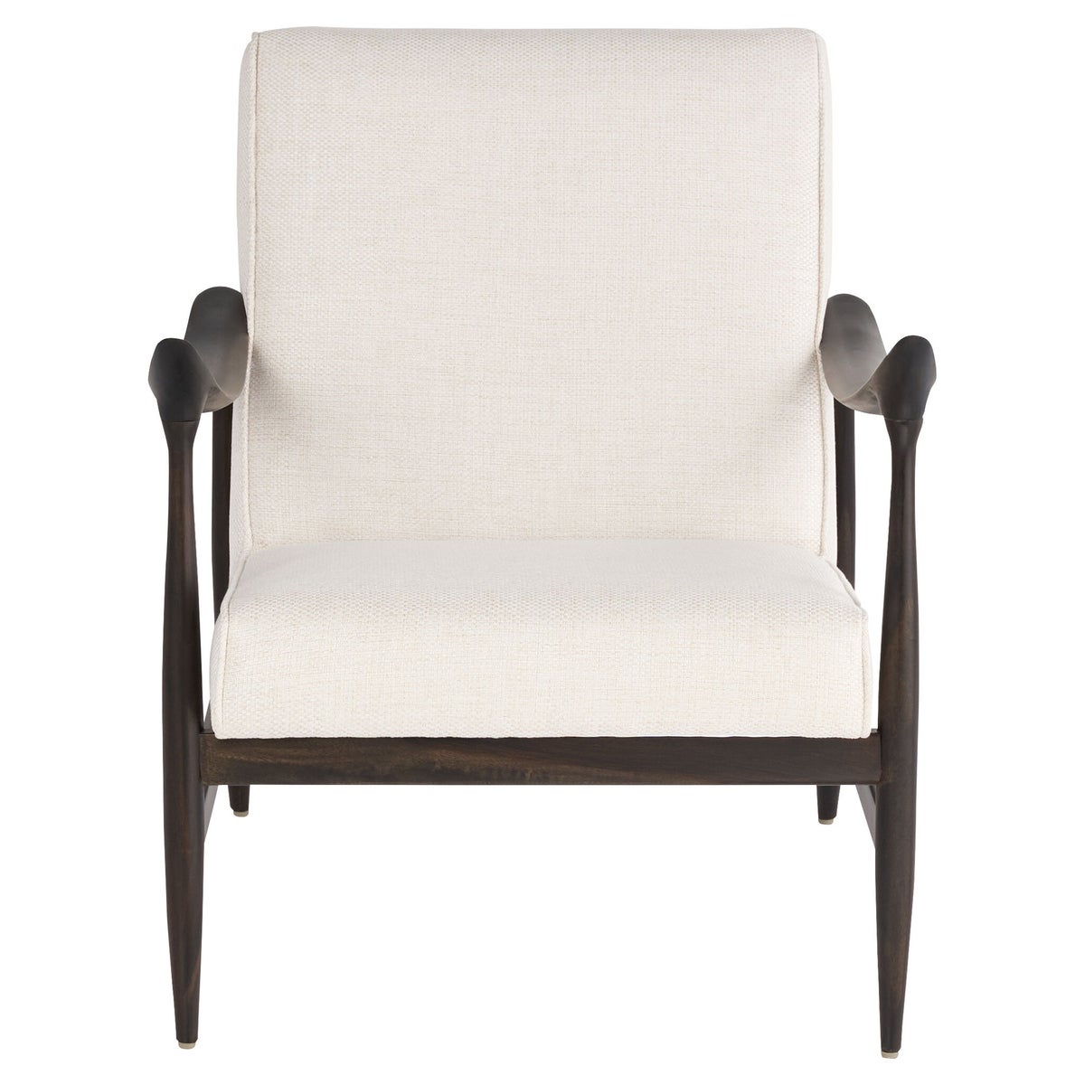 Oscar Arm Chair-Cyan Design-CYAN-11783-Lounge ChairsOff-White Boucle-3-France and Son
