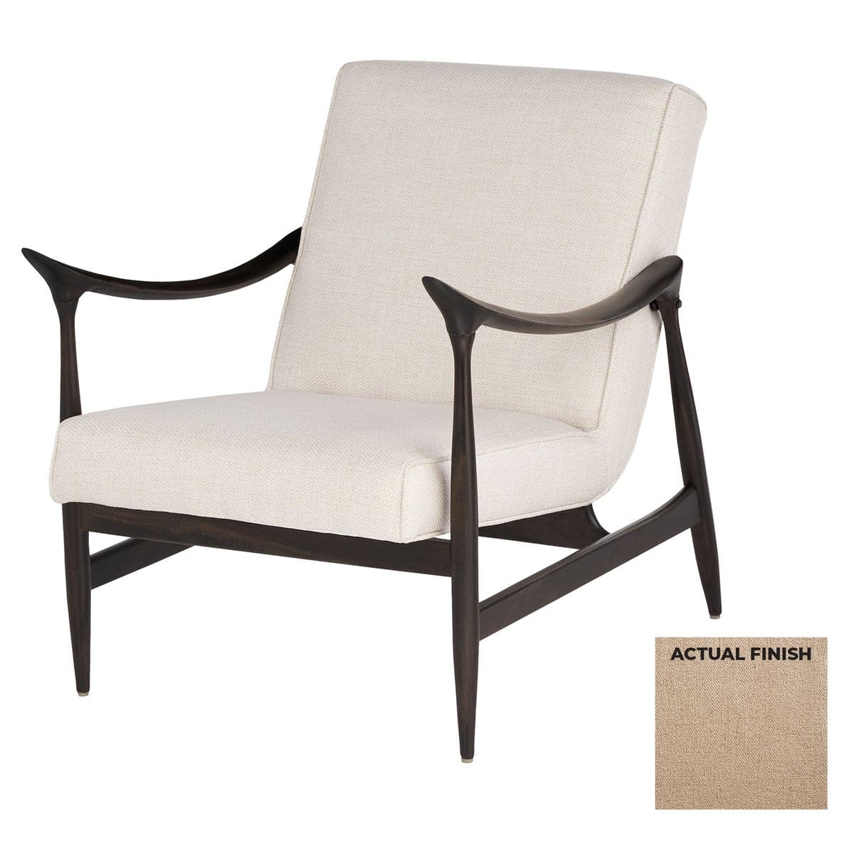 Oscar Arm Chair-Cyan Design-CYAN-11784-Lounge ChairsCamel Chenille-7-France and Son