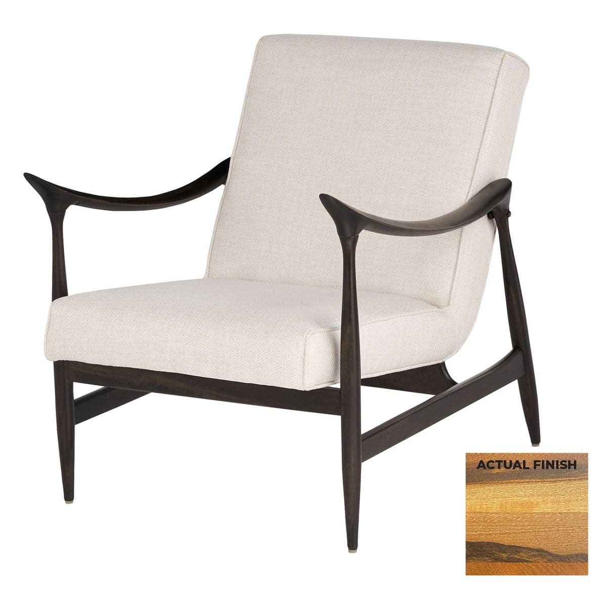 Oscar Arm Chair-Cyan Design-CYAN-11817-Lounge ChairsCream Basket Weave & Light Brown-8-France and Son