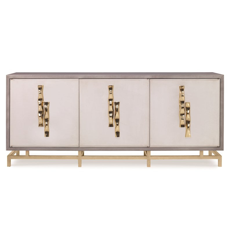 Origami Multi-Use Cabinet AshGrey/Linen-Ambella-AMBELLA-12572-630-010-Sideboards & Credenzas-1-France and Son