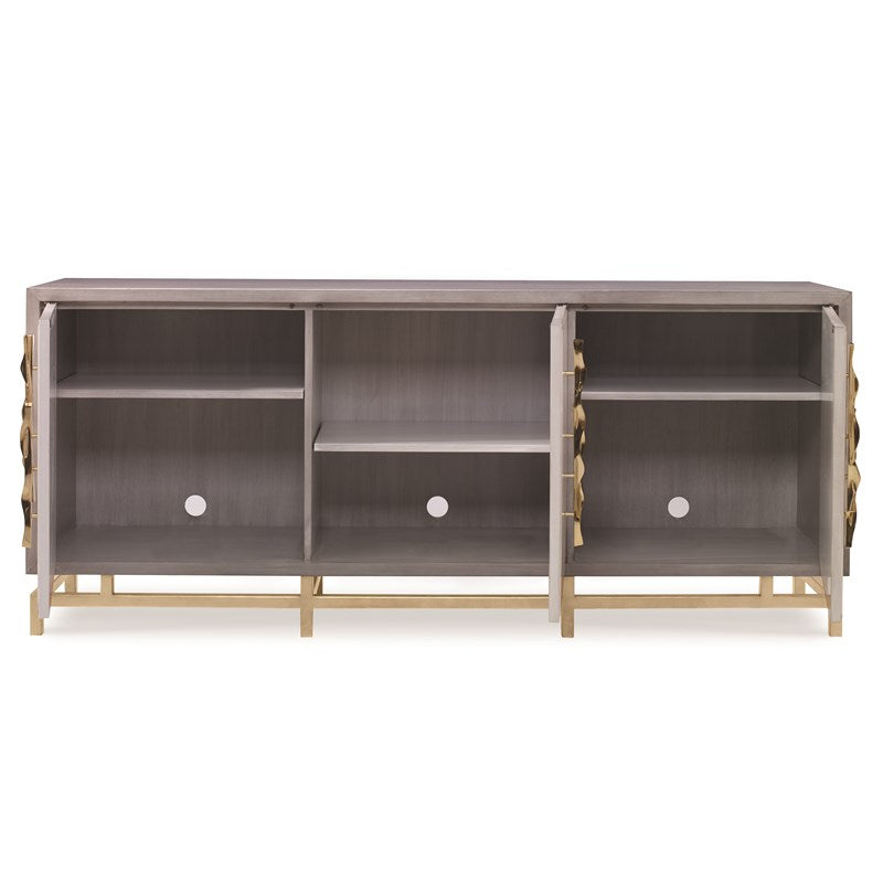Origami Multi-Use Cabinet AshGrey/Linen-Ambella-AMBELLA-12572-630-010-Sideboards & Credenzas-4-France and Son