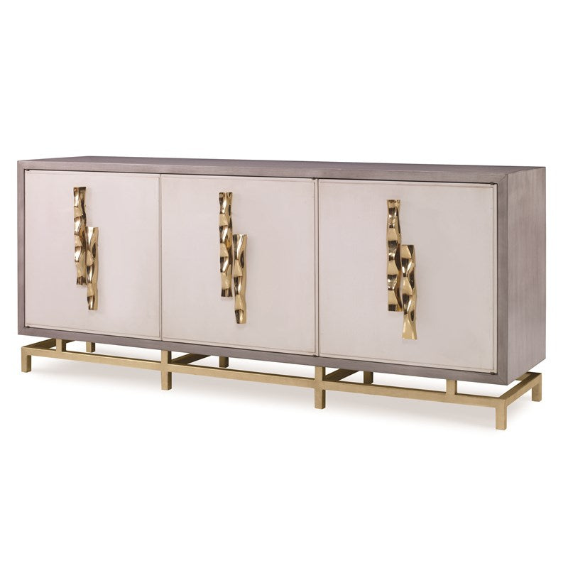 Origami Multi-Use Cabinet AshGrey/Linen-Ambella-AMBELLA-12572-630-010-Sideboards & Credenzas-2-France and Son