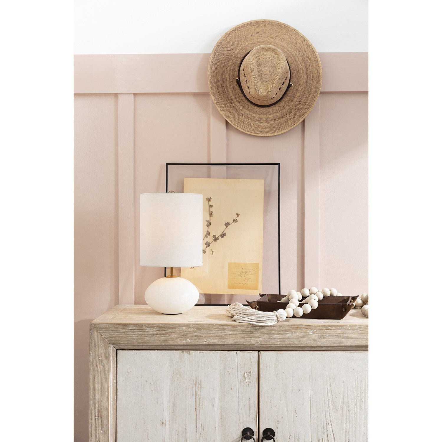 Alabaster Mini Orb Lamp-Regina Andrew Design-RAD-13-1036-Table Lamps-3-France and Son
